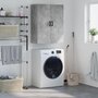 Voir la diapositive 1 : VIDAXL Armoire murale gris beton 69,5x34x90 cm