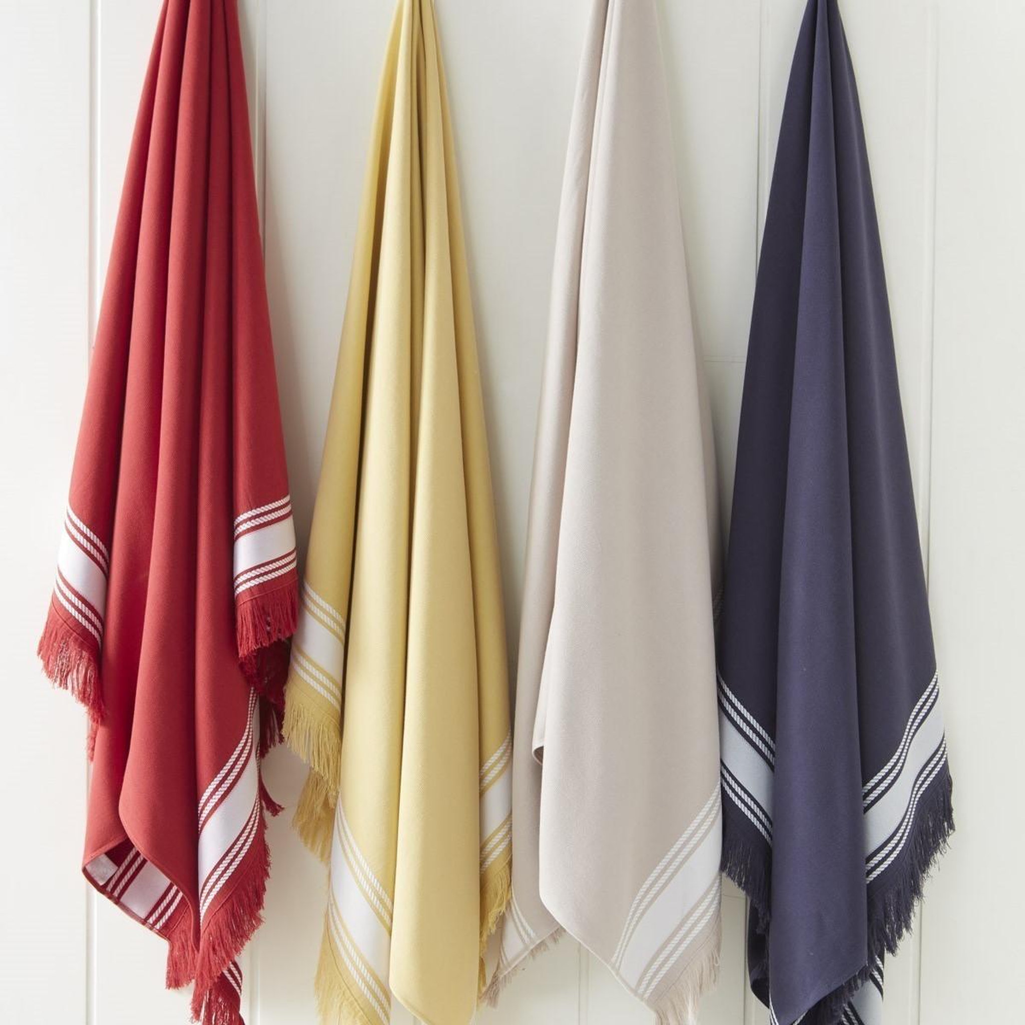 Voir la diapositive 4 : Sensei Maison Serviette de plage / fouta 100x180 cm BAHAMAS - 100x180 cm