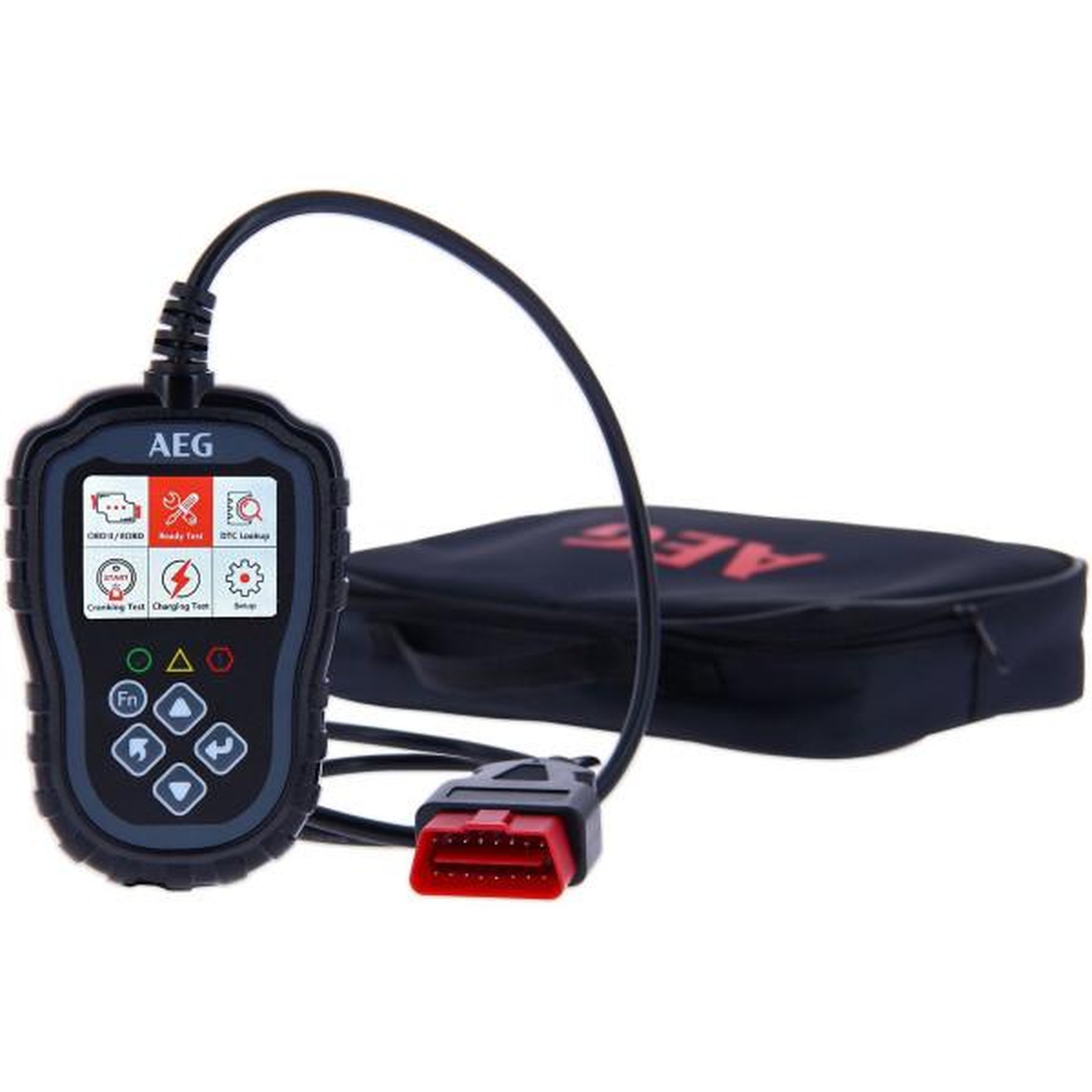 Voir la diapositive 4 : AEG Outil de diagnostic - aeg - obd2 evol 2 - test démarrage - état circuit de charge - lecture codes défauts