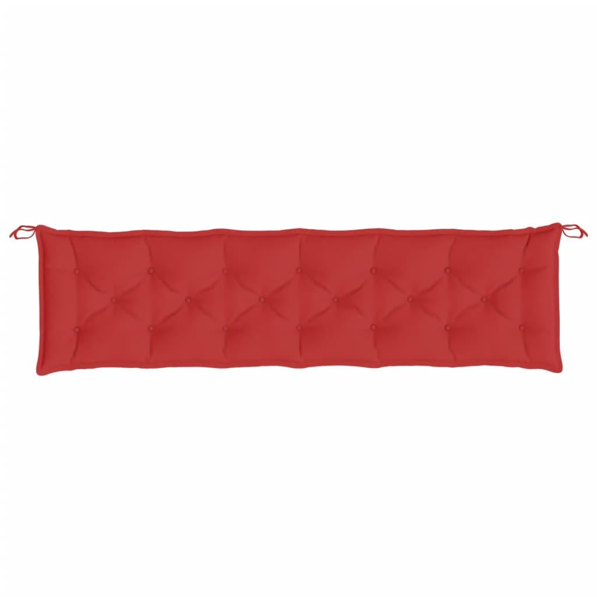Voir la diapositive 5 : VIDAXL Coussins de banc jardin lot de 2 rouge 200x50x7 cm tissu Oxford