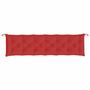 Voir la diapositive 5 : VIDAXL Coussins de banc jardin lot de 2 rouge 200x50x7 cm tissu Oxford