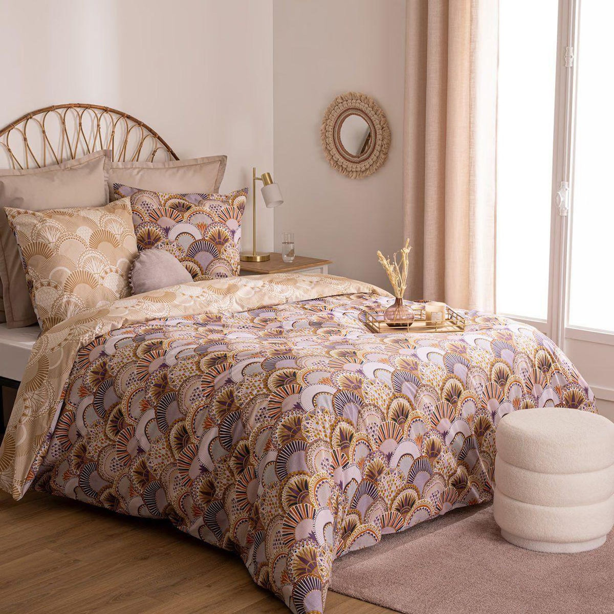 ATMOSPHERA Parure de Lit 3 Pièces  Aikupito  240x220cm Multicolore