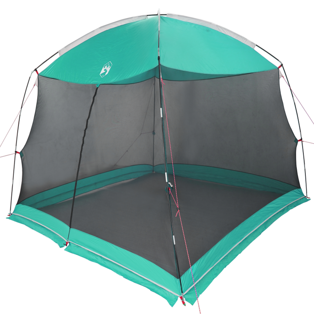 VIDAXL Filet anti moustiques de camping avec porte vert pour 4 personnes imperméable