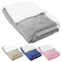 Voir la diapositive 1 : Monsieur Bébé Lot de 5 couvertures, plaids polaires pour bébé 75 x 100 cm en flanelle et sherpa ultra doux