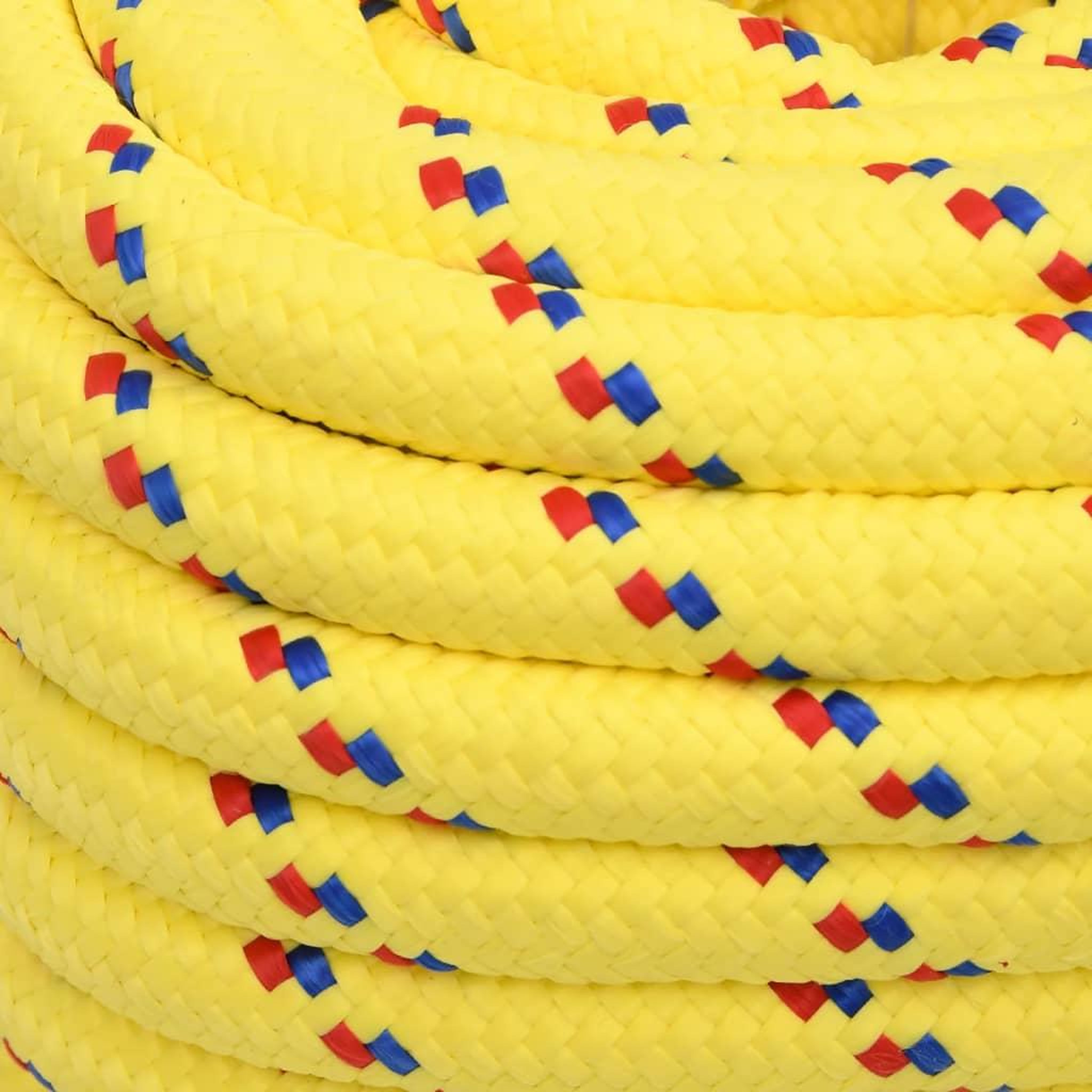 Voir la diapositive 4 : VIDAXL Corde de bateau Jaune 20 mm 100 m Polypropylene