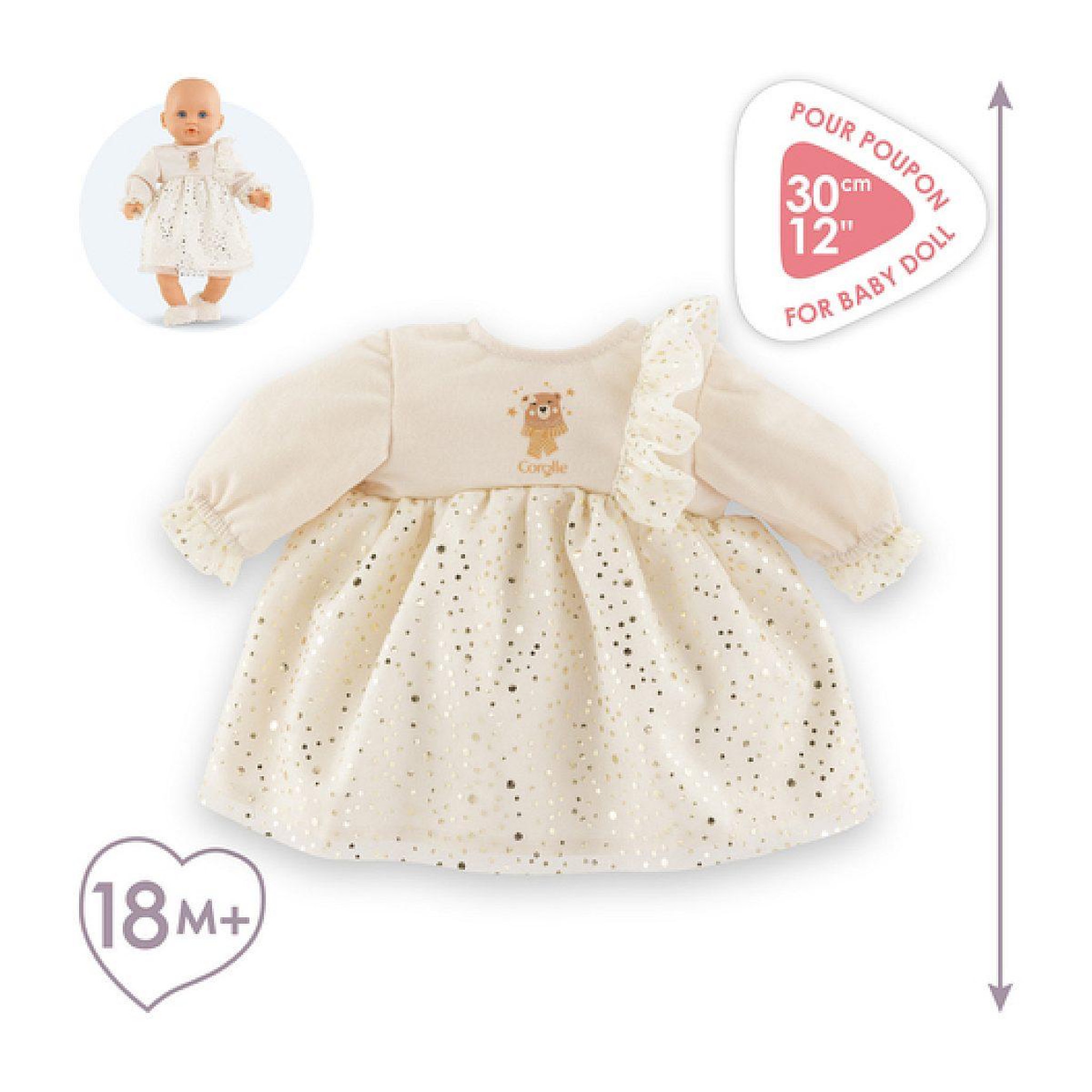 Voir la diapositive 5 : Corolle Bb30 robe foret enchantee