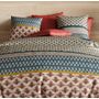 Voir la diapositive 3 : ATELIER DU COTON Parure housse de couette 100% coton 71fils manille