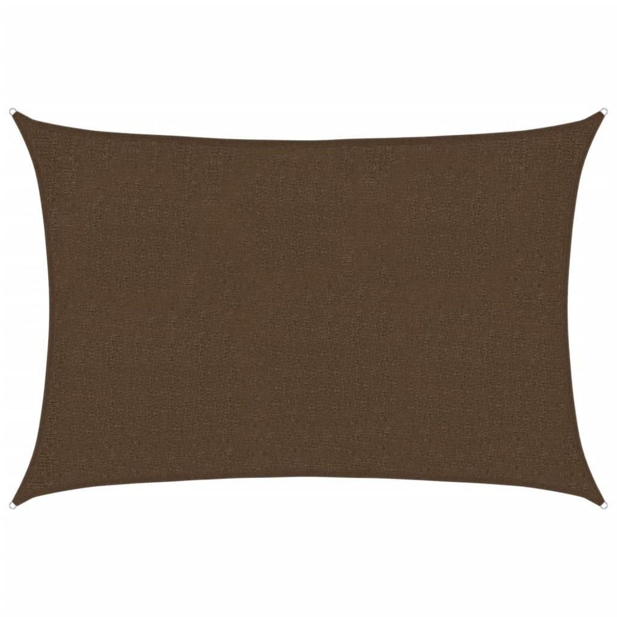 VIDAXL Voile d'ombrage 160 g/m^2 Marron 2x3 m PEHD