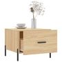 Voir la diapositive 4 : VIDAXL Table basse Chene sonoma 50x50x40 cm Bois d'ingenierie