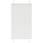 VIDAXL Store plisse blanc 75x100 cm largeur du tissu 74,4 cm polyester