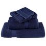 Voir la diapositive 4 : VIDAXL Serviettes de visage de qualité sup. SOLUND 4 pcs bleu marine