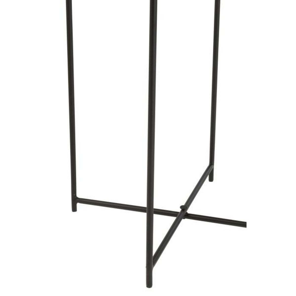 Paris Prix Lot de 2 Tables d'Appoint  Randy  56cm Marron