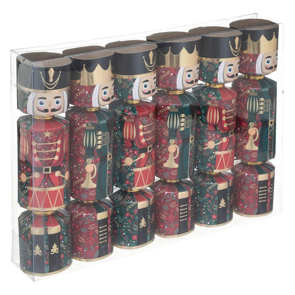 ATMOSPHERA Lot de 6 Crackers  Casse Noisette  25cm Multicolore
