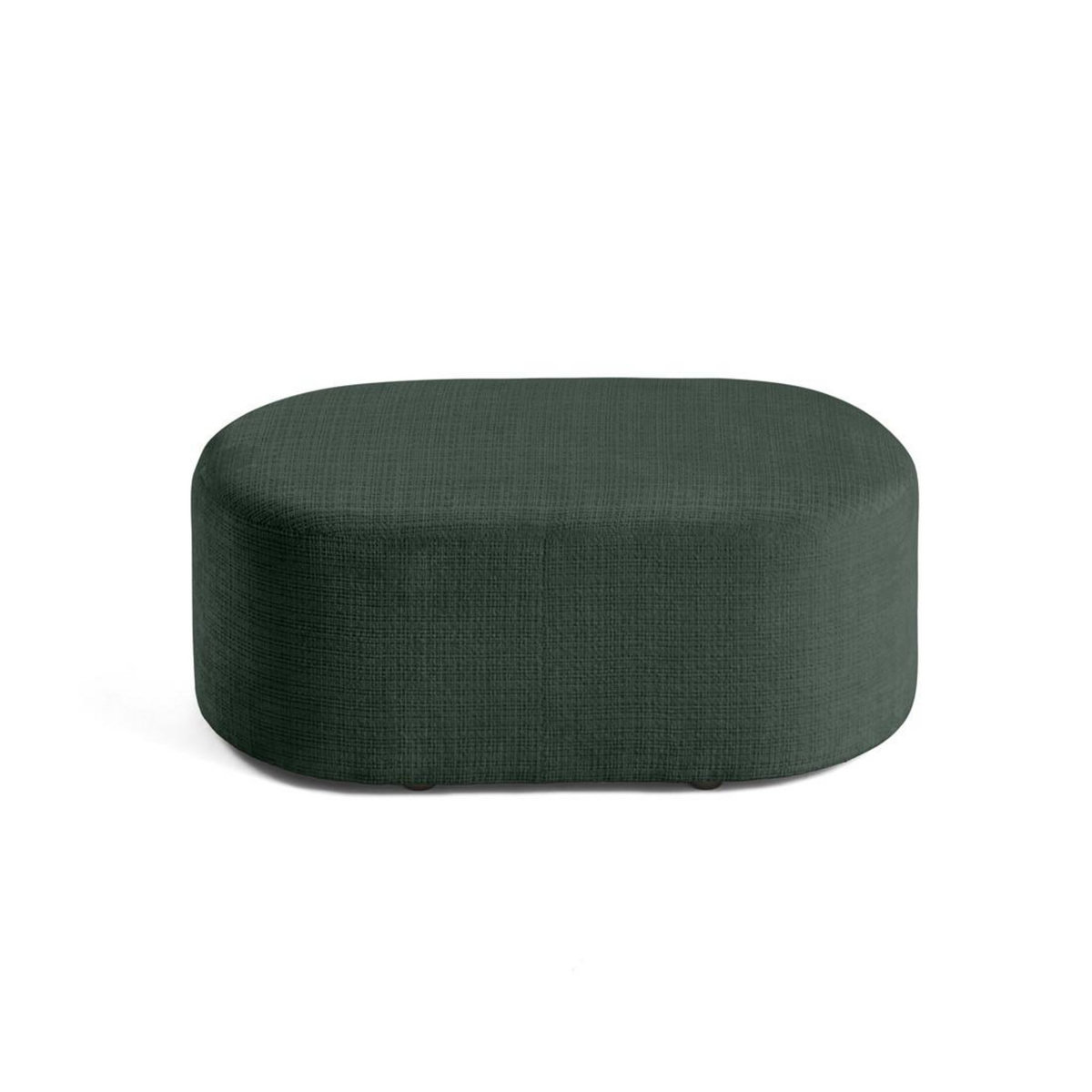 BEST MOBILIER Miro - pouf en velours texturé