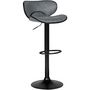 Voir la diapositive 2 : Lot de 2 tabourets de bar style vintage CLINT