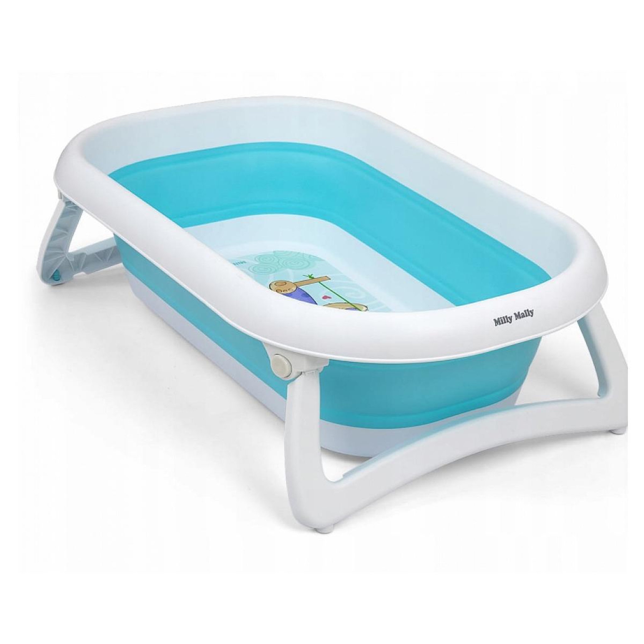Voir la diapositive 1 : MILLY MALLY Baignoire pliante  Aqua Blue