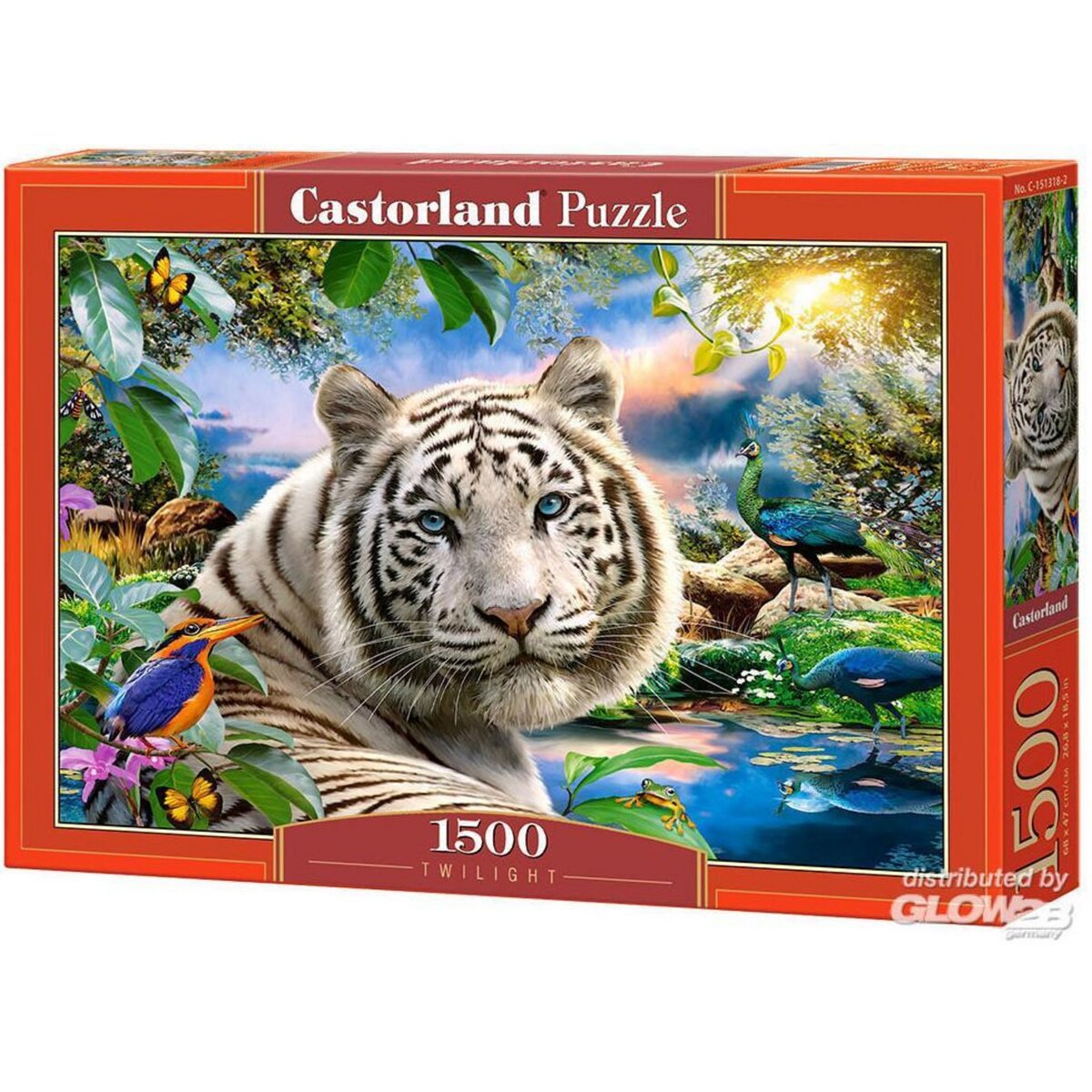 Castorland Puzzle 1500 pièces : Le tigre blanc