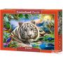 Voir la diapositive 3 : Castorland Puzzle 1500 pièces : Le tigre blanc