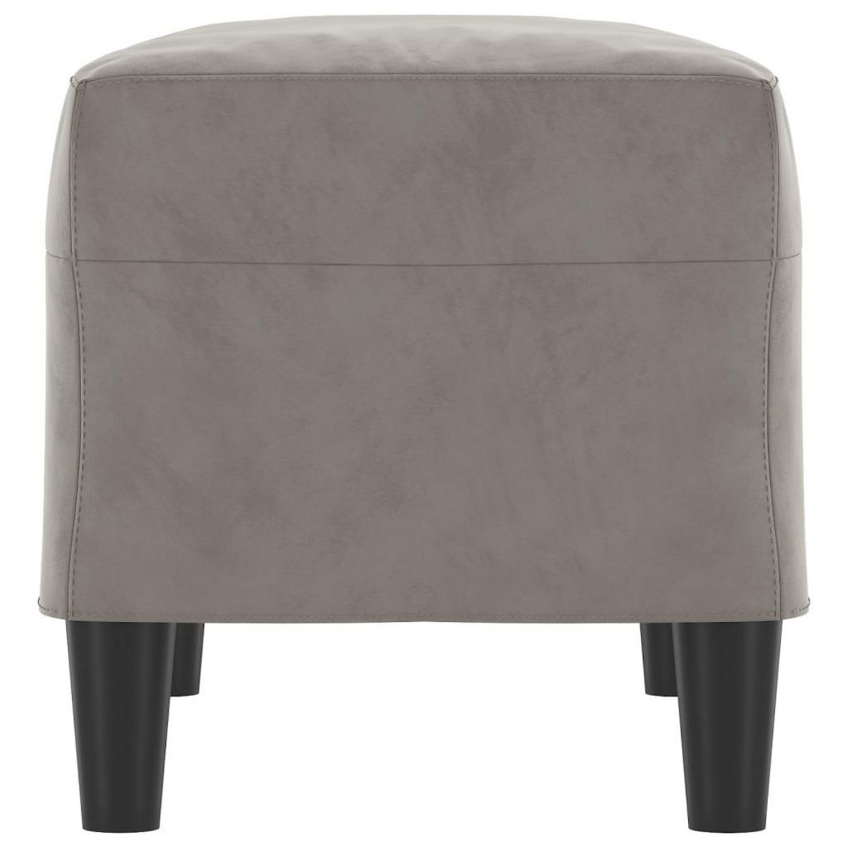 VIDAXL Banc Gris clair 70x35x41 cm Velours