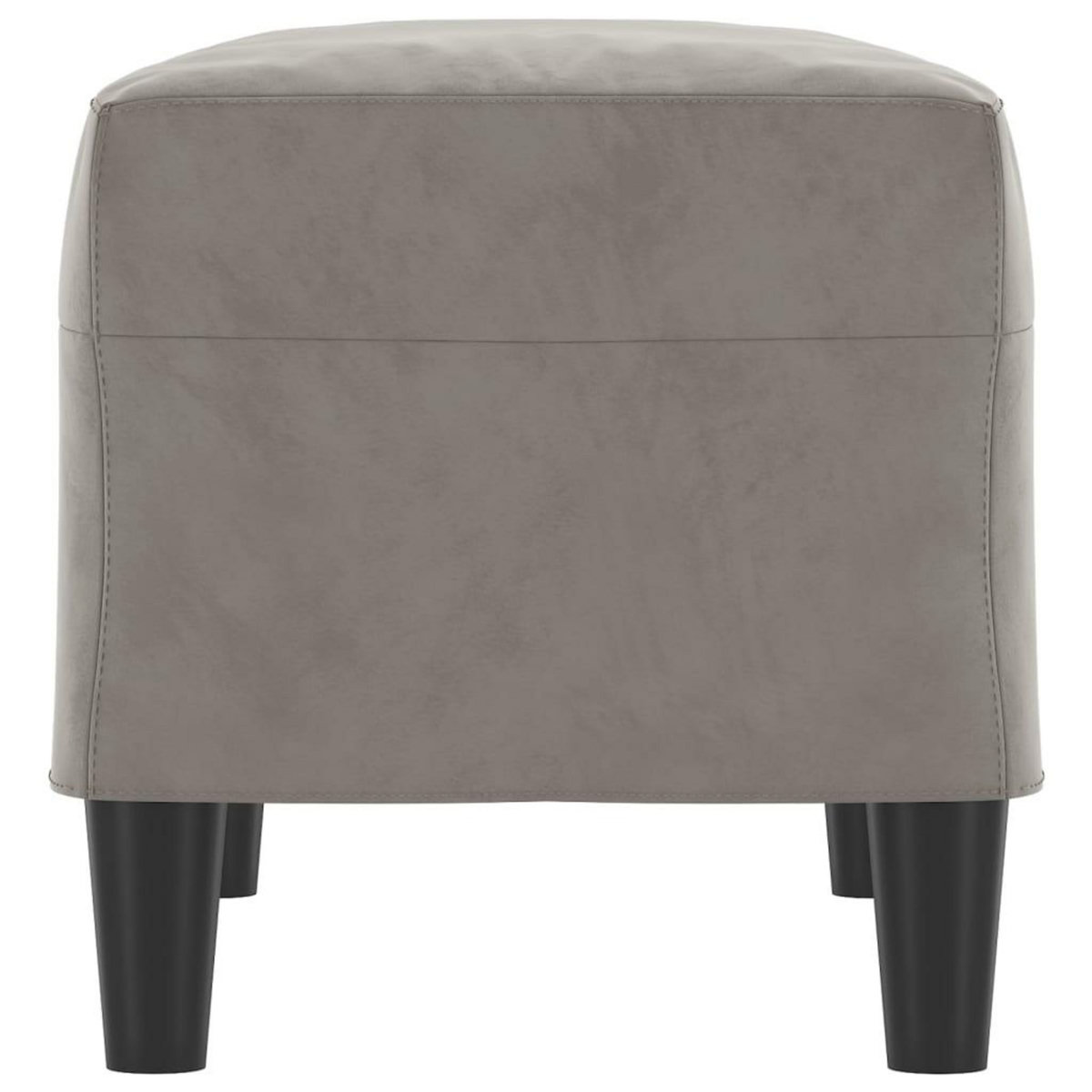 VIDAXL Banc Gris clair 70x35x41 cm Velours