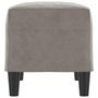 Voir la diapositive 4 : VIDAXL Banc Gris clair 70x35x41 cm Velours