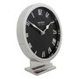 Paris Prix Horloge à Poser Vintage  Era  24cm Noir & Argent