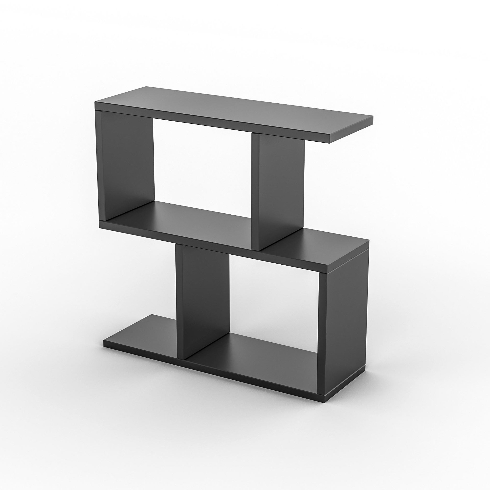 Voir la diapositive 3 : Habitat et Jardin Table d'appoint en bois  life  - 60 x 20 x 60 cm - anthracite