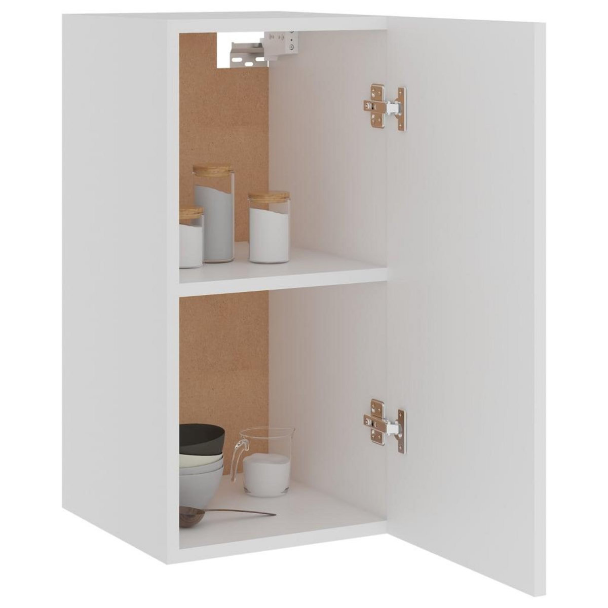 VIDAXL Armoire suspendue Blanc 29,5x31x60 cm Bois d'ingenierie