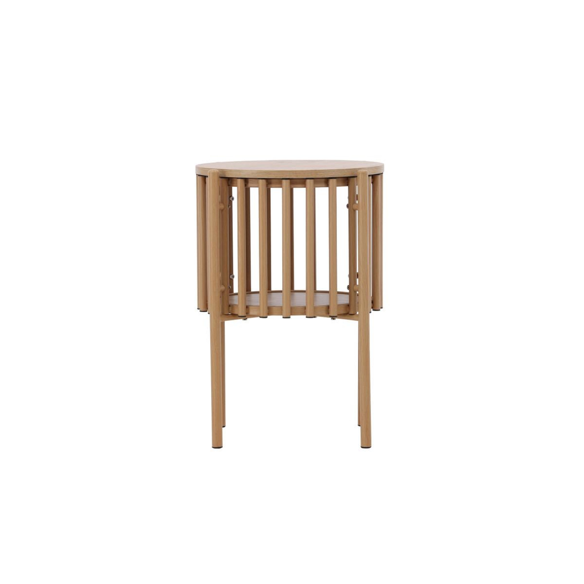 Voir la diapositive 2 : Paris Prix Table d'appoint design  rubbo  65cm naturel