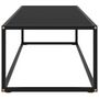 Voir la diapositive 3 : VIDAXL Table basse Noir avec verre noir 120x50x35 cm