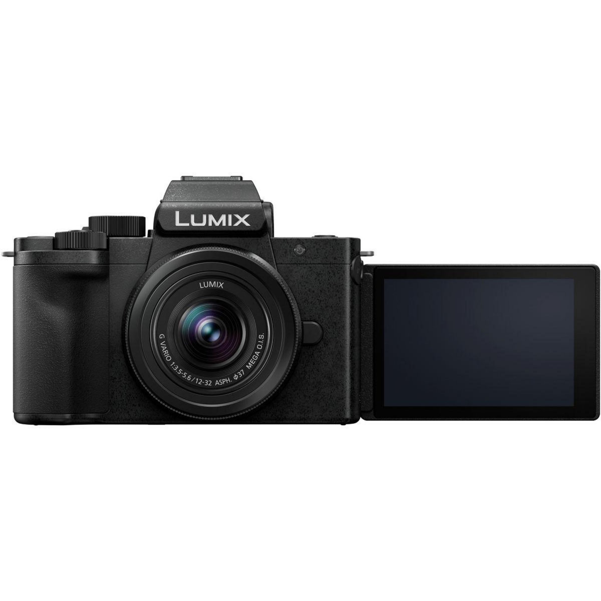 PANASONIC Appareil photo Hybride Lumix G100 noir + Optique 12-32mm