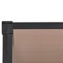 Voir la diapositive 5 : VIDAXL Auvent de porte Noir 358,5x90 cm Polycarbonate