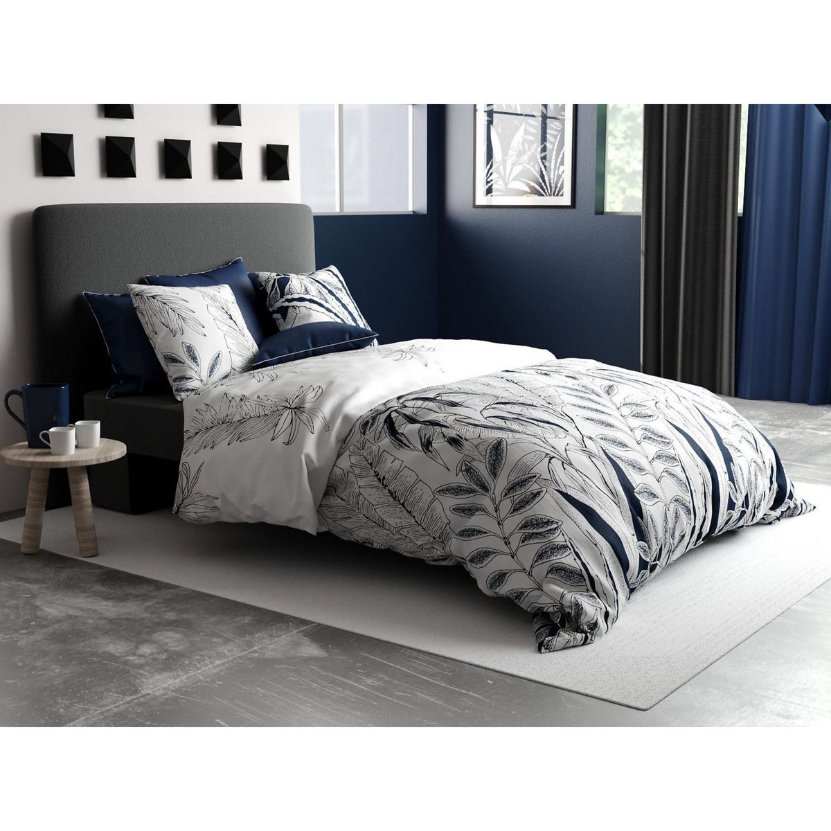 ATELIER DU COTON Parure de drap 100% coton 57fils zanzibar