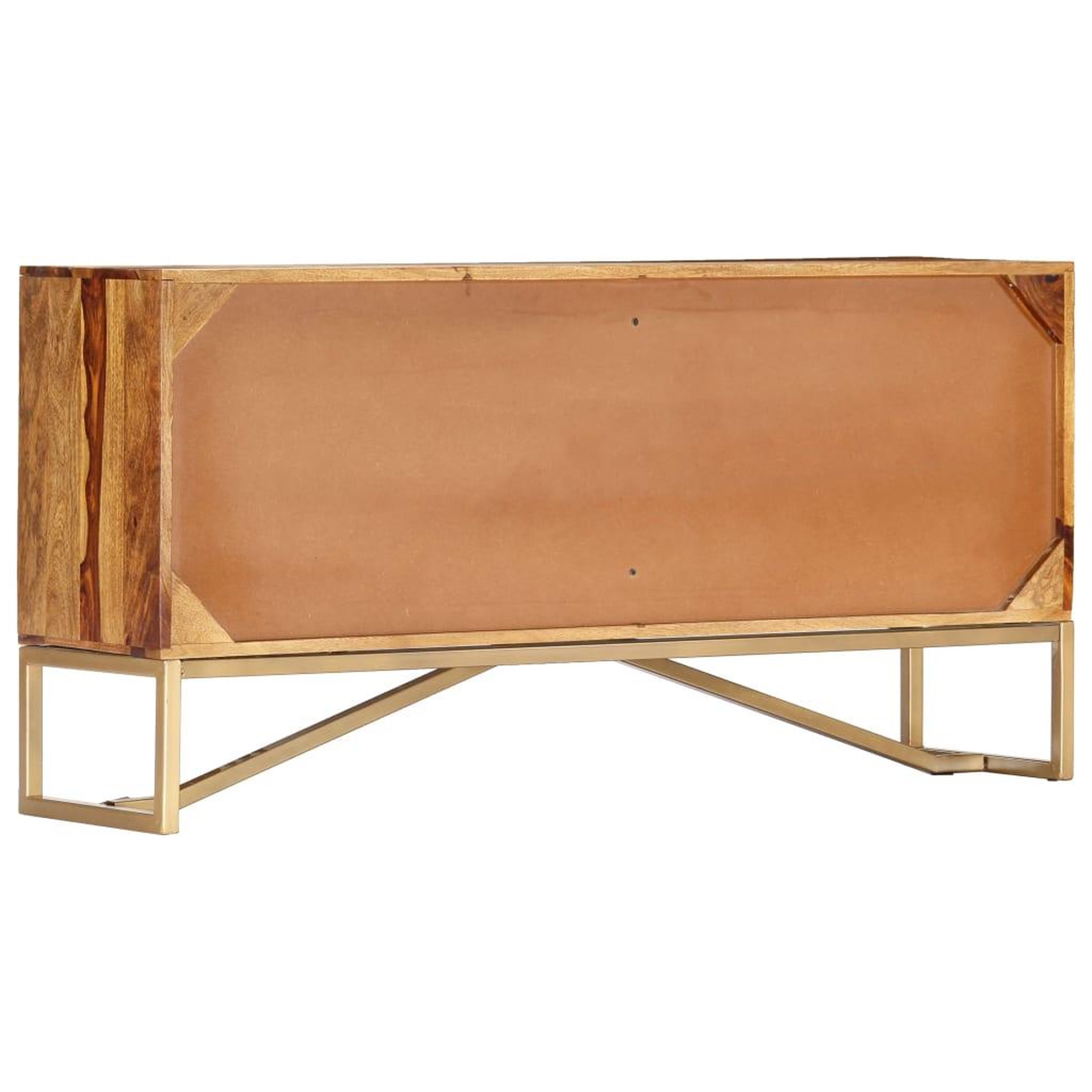 Voir la diapositive 3 : VIDAXL Buffet 118x30x60 cm Bois massif de Sesham