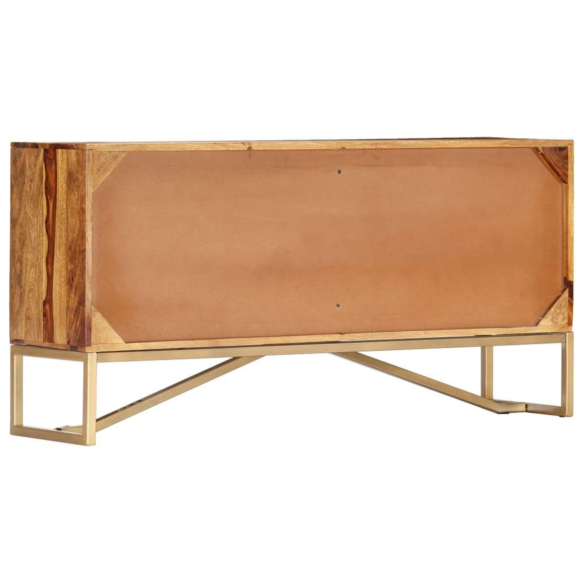 VIDAXL Buffet 118x30x60 cm Bois massif de Sesham