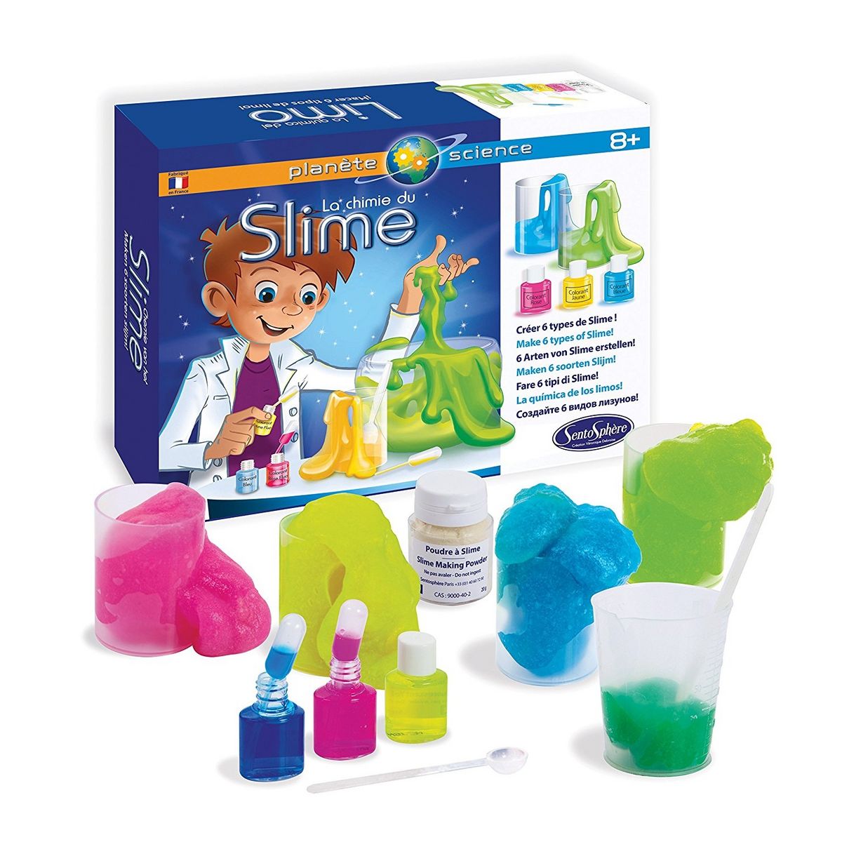 Sentosphère La Chimie du Slime - Kit Scientifique