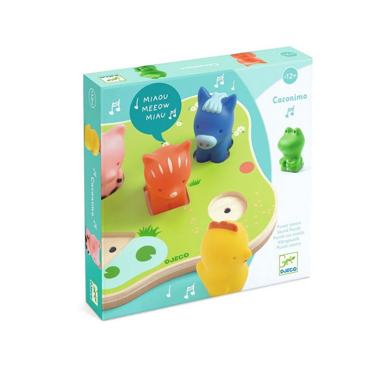 Djeco Puzzle sonore Caconimo - Animaux de la ferme