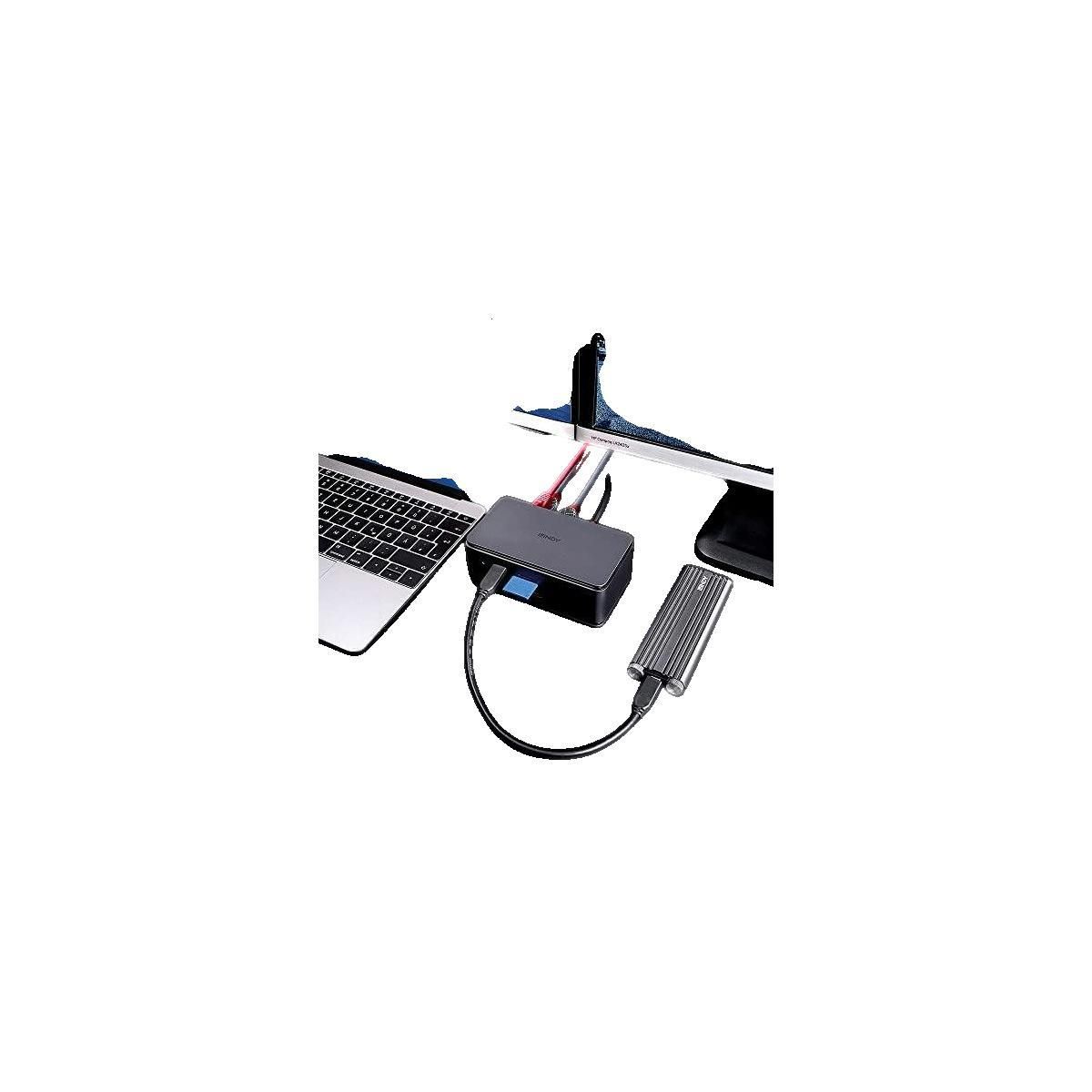 LINDY Station d'accueil Lindy DST-Pro USB4 anthracite