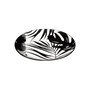 Voir la diapositive 2 : SECRET DE GOURMET Lot de 6 Assiettes à Dessert  Palme  19cm Noir