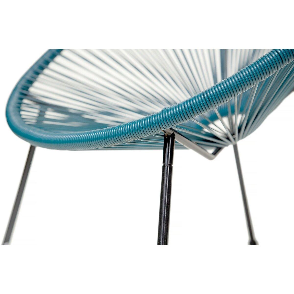 Habitat et Jardin Lot de 2 fauteuils de jardin  Ania  - Bleu foncé