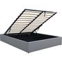 Voir la diapositive 4 : Habitat et Jardin Lit double en PVC avec coffre  Ava  - 140 x 190 cm - Gris