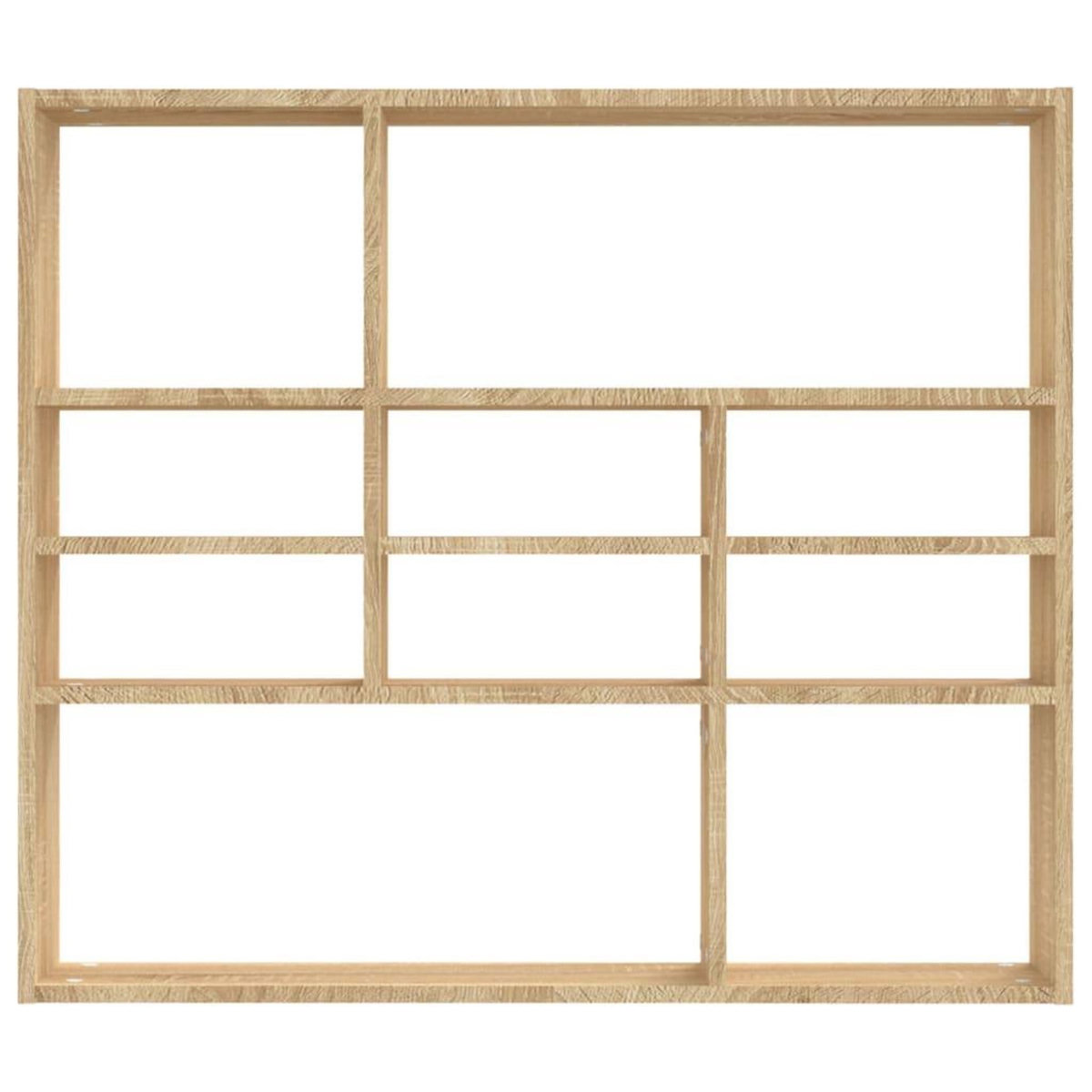 VIDAXL Etagere murale Chene sonoma 90x16x78 cm Bois d'ingenierie