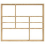 Voir la diapositive 4 : VIDAXL Etagere murale Chene sonoma 90x16x78 cm Bois d'ingenierie