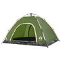 Voir la diapositive 4 : VIDAXL Tente de camping 4 personnes vert liberation rapide