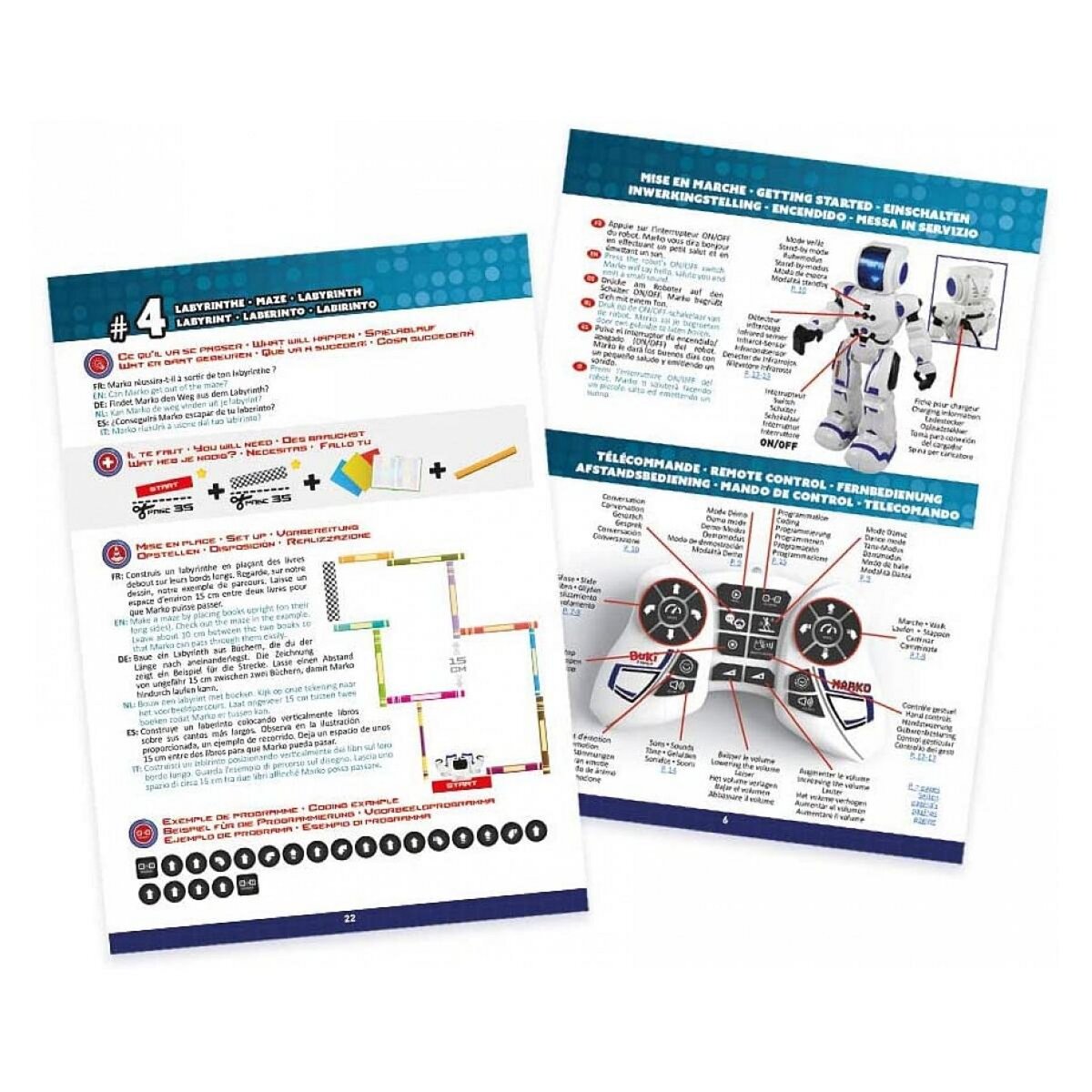 BUKI Robot MARKO et ses 20 fonctions