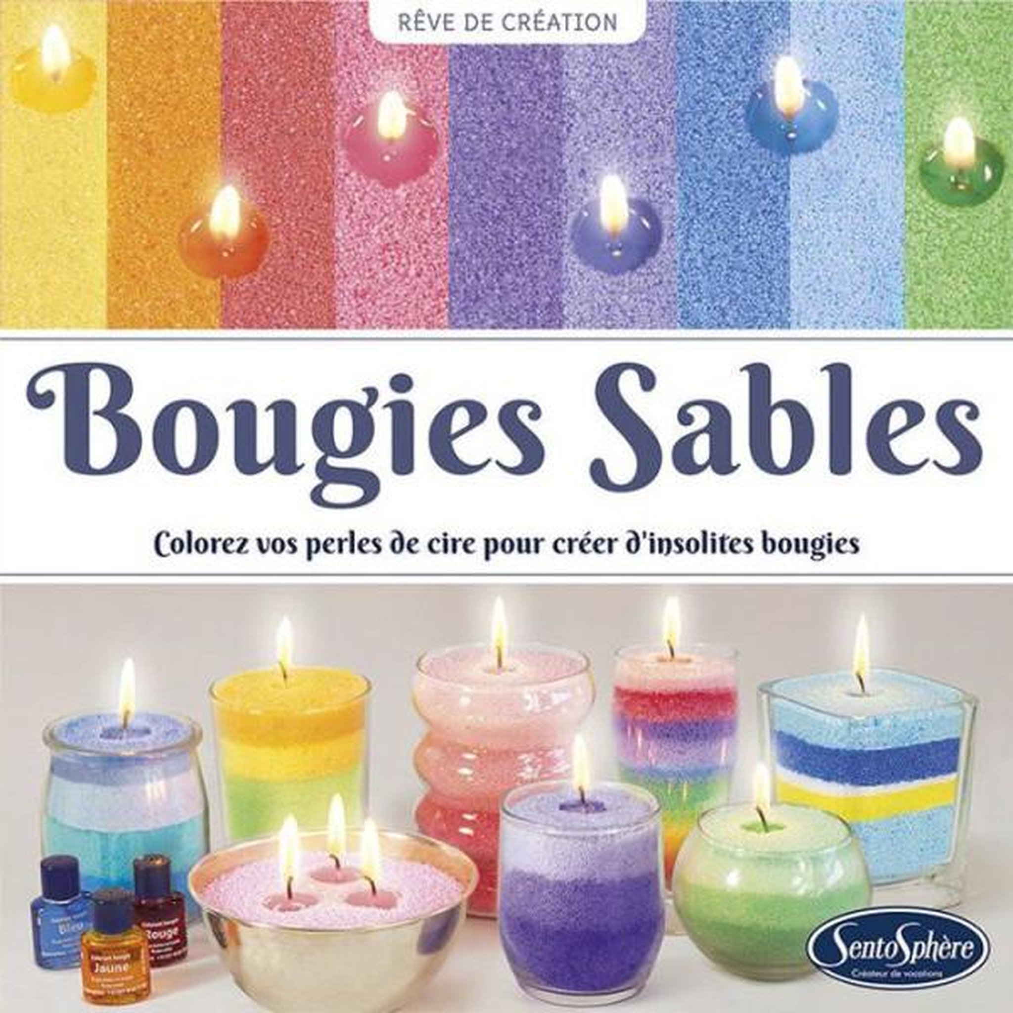 Voir la diapositive 2 : Sentosphere Kit de fabrication de bougie sable