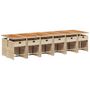 Voir la diapositive 3 : VIDAXL Ensemble a manger de jardin et coussins 13 pcs beige
