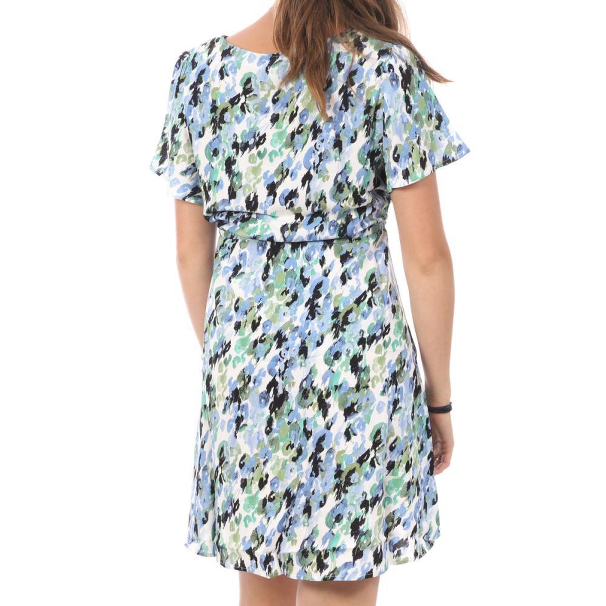 Voir la diapositive 2 : Vero Moda Robe he/Bleu à Motifs Femme Vero Moda Easy