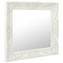 Voir la diapositive 2 : VIDAXL Miroir mural style baroque 50x50 cm Blanc