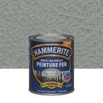 CENTRALE BRICO Peinture fer extérieur Direct sur rouille HAMMERITE gris argent martelé 0.75 l